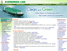 Tablet Screenshot of evergreen-line.com